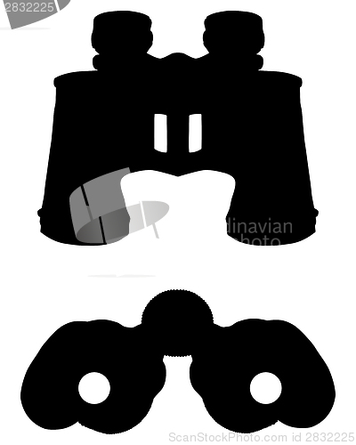 Image of Binoculars Silhouette