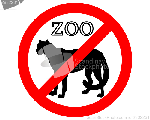 Image of Cheetah in zoo prohibited