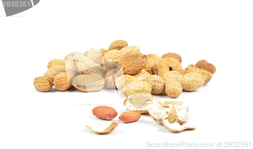Image of Peanuts on white