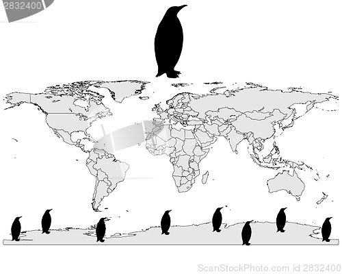 Image of Emperor penguin range