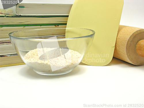 Image of Equipment for baking on a white background