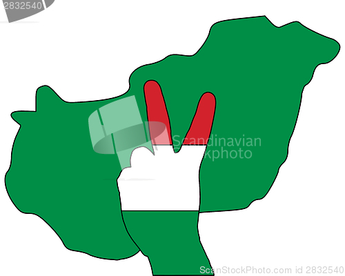 Image of Hungary hand signal
