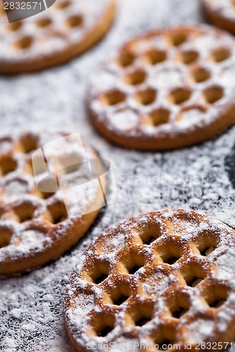 Image of fresh homemade honey cookies