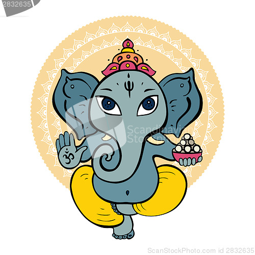 Image of Hindu God Ganesha.