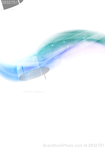 Image of Abstract wavy vector background