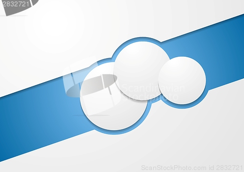 Image of Bright circles vector design