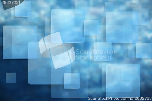 Image of Abstract glossy squares background. Gradient mesh