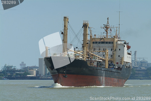 Image of Ship leaving port