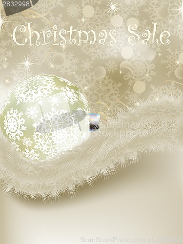 Image of Elegant new year and cristmas card template. EPS 8