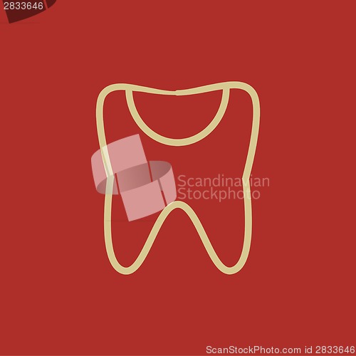 Image of Dental Flat Icon