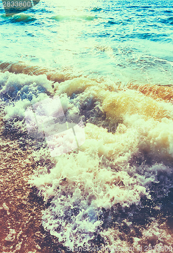 Image of Sand Beach And Wave