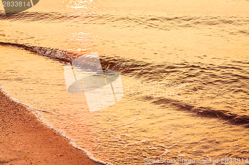 Image of Sand Beach And Wave