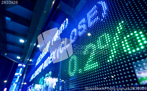 Image of Stock market quotes 