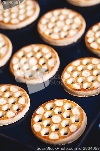 Image of fresh homemade honey cookies 