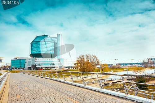 Image of Building of National Library of Belarus in Minsk