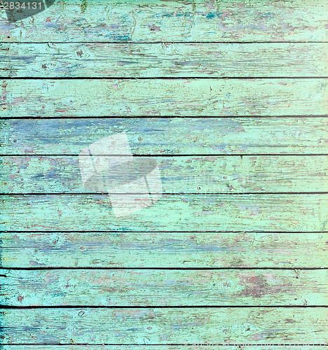 Image of Aquamarine Wooden Background