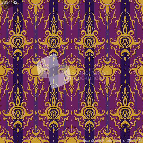 Image of Seamless wallpaper pattern.