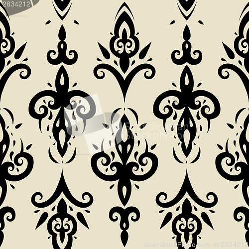 Image of Seamless wallpaper pattern.