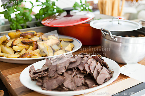 Image of Meat and french fries