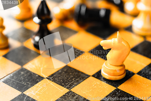 Image of Chess knight and bishop