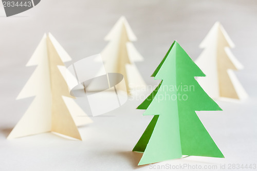 Image of Cardboard Christmas Trees