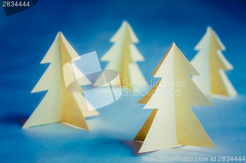 Image of Cardboard Christmas Trees