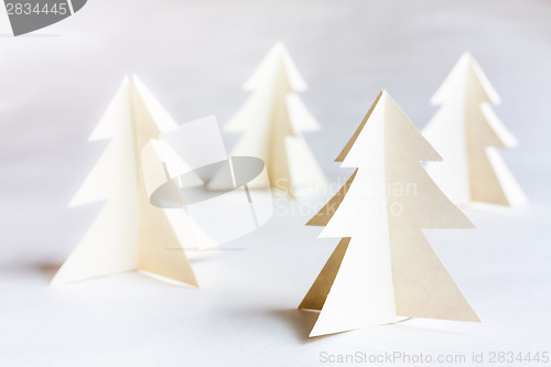 Image of Cardboard Christmas Trees