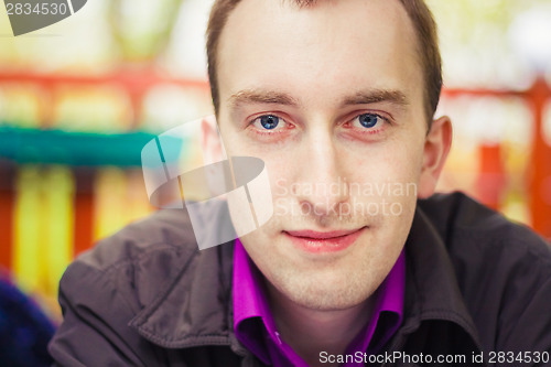 Image of Close-Up Of A Young Thinking Man