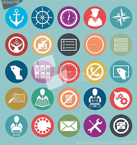 Image of Vector Flat Style Icons