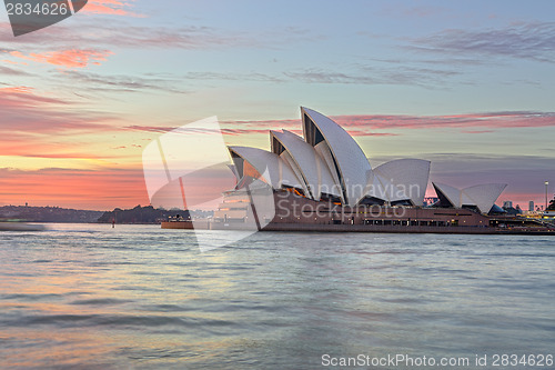 Image of Sydney Opera House at sunrise