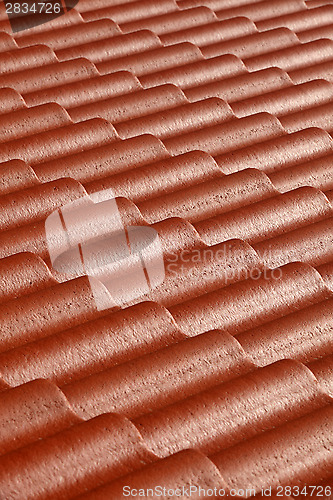 Image of 	Pattern of red roof