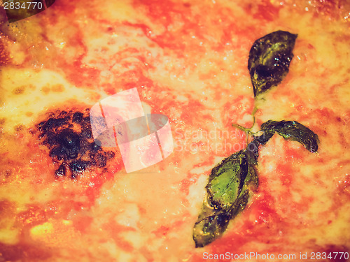 Image of Retro look Pizza Margherita