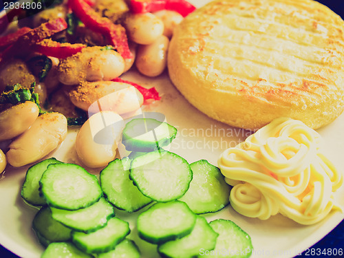 Image of Retro look Vegetarian dish