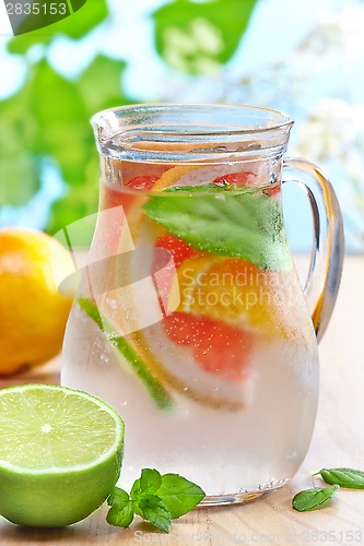 Image of cold citrus fruit drink