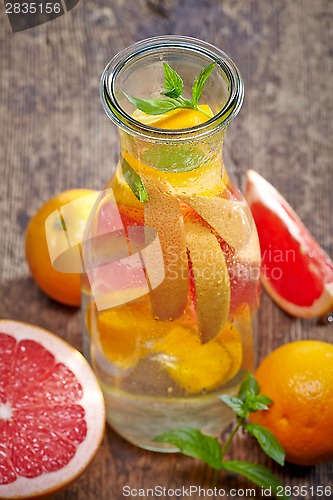 Image of cold citrus fruit drink