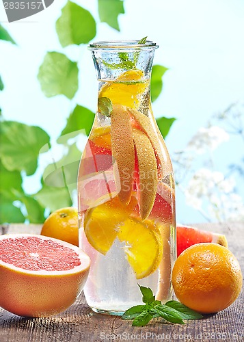 Image of cold citrus fruit drink