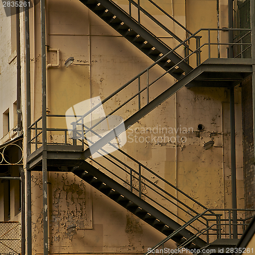 Image of Fire escape stairs