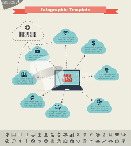 Image of IT Industry Infographic Elements
