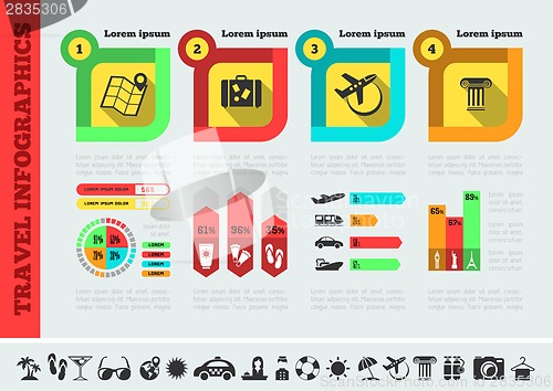 Image of Travel Infographic Template.