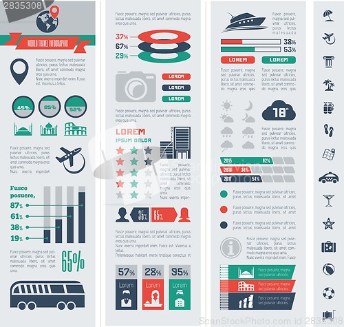 Image of Travel Infographic Template.