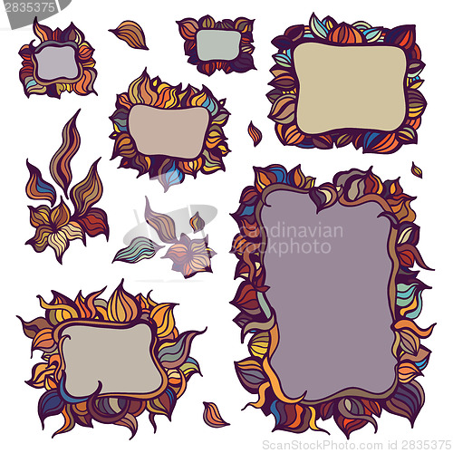 Image of Set of ornamental frames.