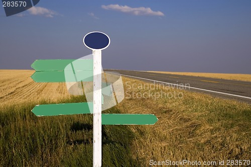 Image of Road Direction Sign