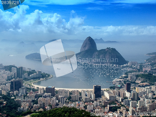 Image of Panoramic view of Rio de Janeiro citycsape