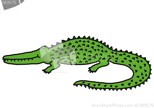 Image of Smiling crocodile