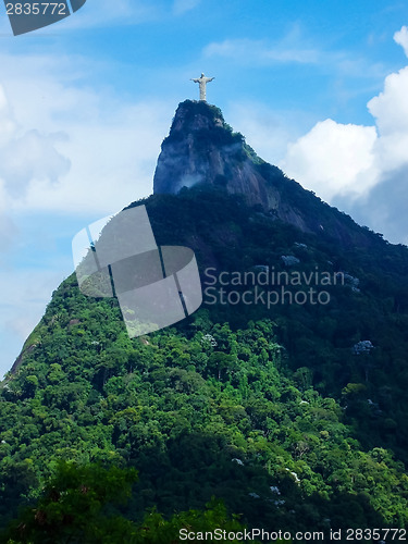 Image of Statue Christ the Redeemer in Rio de Janeiro