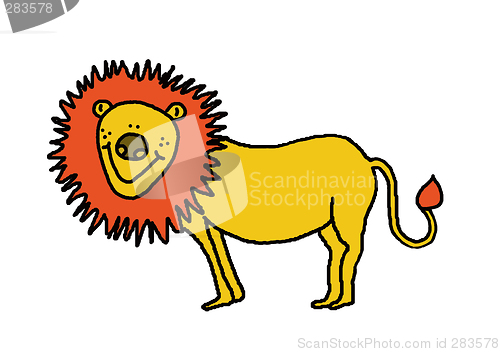 Image of Funny lion