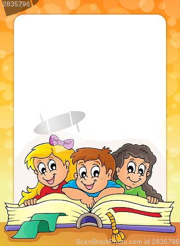 Image of Frame with pupil theme 3