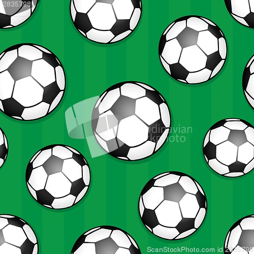 Image of Seamless background soccer theme 1