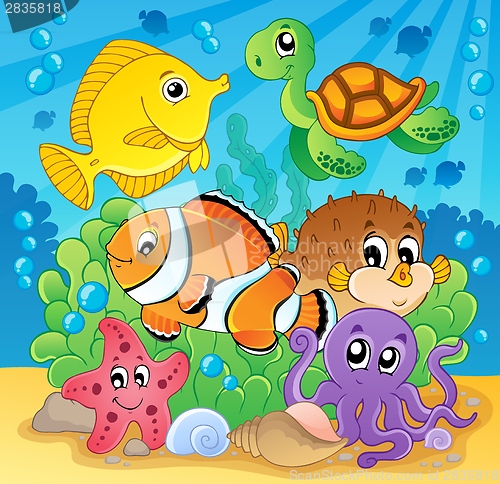 Image of Coral fish theme image 2