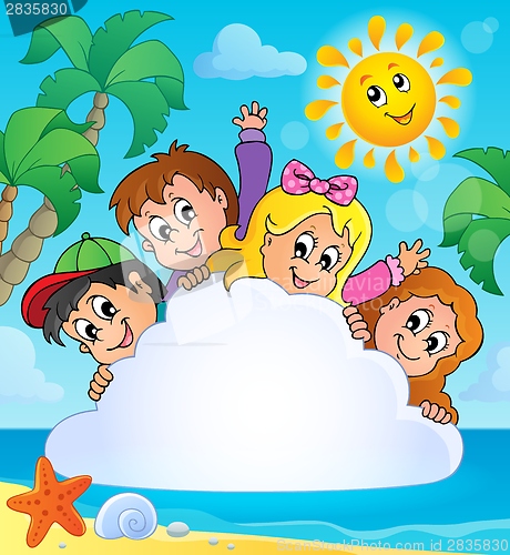 Image of Summer holidays theme image 1